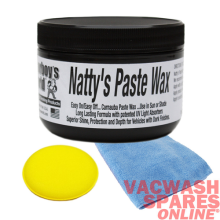 POORBOYS NATTYS BLACK PASTE WAX - CONTAINS CARNAUBA - WAX FOR DARKER COLOURS