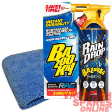 SOFT99 RAIN DROP BAZOOKA 10526 - PAINTWORK GLASS SPRAY RINSE COATING PROTECTION