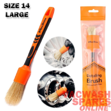 MAXSHINE BOARS HAIR DETAILING BRUSH- SIZE 14 -INTERIOR & EXTERIOR - EASY GRIP
