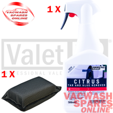 VALETPRO CITRUS TAR AND GLUE REMOVER 500ML / EFFECTIVE TAR & ADHESIVE REMOVAL