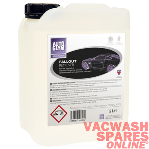 Autoglym AUTOGLYM FALLOUT REMOVER 5L - PROFESSIONAL RANGE - REMOVES SURFACE CONTAMINANTS