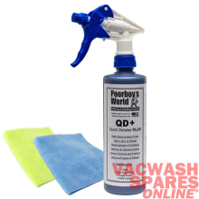 POORBOYS QUICK DETAILER PLUS (QD+) 473ML SPRAY ON WIPE OFF DETAILER - EFFECTIVE