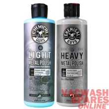 CHEMICAL GUYS LIGHT & HEAVY METAL POLISH SET -RESTORE & PROTECT-CHROME ALUMINIUM