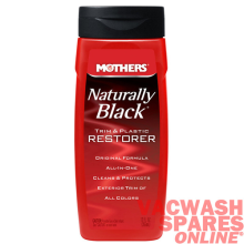 MOTHERS NATURALLY BLACK TRIM AND PLASTIC RESTORER -BACK TO BLACK - VINYL PLASTIC