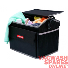 PURESTAR DETAILING STORAGE BAG BOX -CARRY STRAP - BOOT STORAGE BOTTLES & BRUSHES