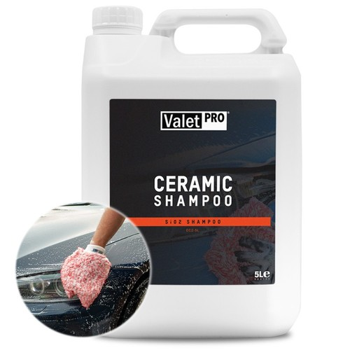VALETPRO CERAMIC SHAMPOO 5L CAR WASH CERAMIC SAFE SHAMPOO AND PROTECTANT