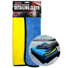 MICROFIBRE BUFFING FINISHING CLOTH 40X40CM CAR DETAILING TOWEL SUPERSOFT EDGING