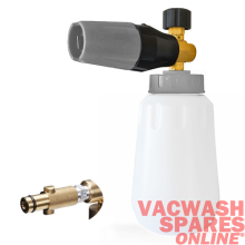 HYDRO SNOW FOAM LANCE BLASTER - WIDE BOTTLE 1L - GREY - NILFISK FITTING