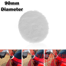 MICROFIBRE MACHINE POLISHING PAD 90MM - WHITE SOFT - POORBOYS - MEGUIARS