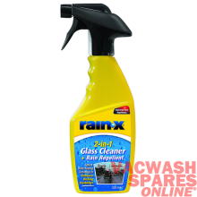 RAIN X 2 IN 1 RAIN REPELLENT AND GLASS CLEANER - IMPROVE VISIBILITY - WATER BEAD