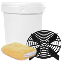 20 LITRE BUCKET AND BUCKET BARRIER - SCRATCH SHIELD - SWIRL FREE WASH SYSTEM