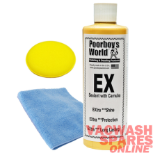 POORBOYS EX SEALANT & CARNAUBA - EXTRA GLOSS - LONG LASTING PROTECTION - SET