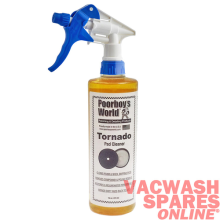 POORBOYS TORNADO PAD CLEANER 473ML - CLEANS MACHINE PADS -REMOVES POLISH RESIDUE