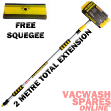 STANDARD WASH BRUSH 2 METRES - CARAVAN - BOAT - VAN - CAR - LORRY - MOTORHOME