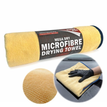 MICROFIBRE DRYING TOWEL LARGE MEGA DRY CREAM DRYING VALETING DETAILING CLOTH