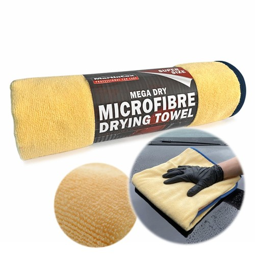 MICROFIBRE DRYING TOWEL LARGE MEGA DRY CREAM DRYING VALETING DETAILING CLOTH