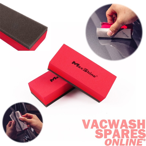 MAXSHINE 2 PACK CERAMIC & GRAPHENE  COATING APPLICATOR PADS - FOAM BLOCK PADS