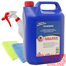 NIELSEN CHOICE 5 LITRE - VINYL AND RUBBER DRESSING - INTERIOR AND EXTERIOR SHEEN