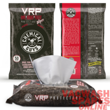 CHEMICAL GUYS VRP PROTECTANT WIPES - VINYL RUBBER PLASTIC - TRIM DRESSING WIPES
