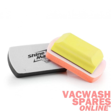 SHINEMATE HAND POLISH WAX KIT - HAND APPLICATOR POLISHING KIT WITH FOAM PADS