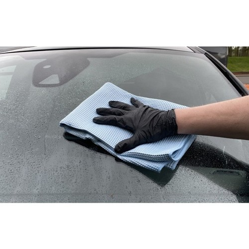 WAFFLE MICROFIBRE DRYING TOWEL QUICK DRY WATER MAGNET DRYING CLOTH VALETING *3* 2