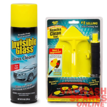 STONER INVISIBLE GLASS CLEANER AEROSOL & REACH CLEANING TOOL - WINDSCREEN WINDOW