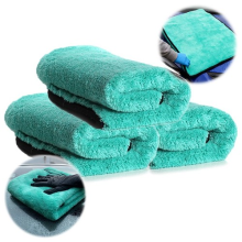 AQUA DRYING TOWEL 50X70CM 1200GSM PLUSH THICK SOFT PILE DELUXE MICROFIBRE TOWEL