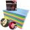 25 MICROFIBRE CLOTHS 40X40CM BUFFING DRYING MULTI PURPOSE CLEANING WASHABLE 1