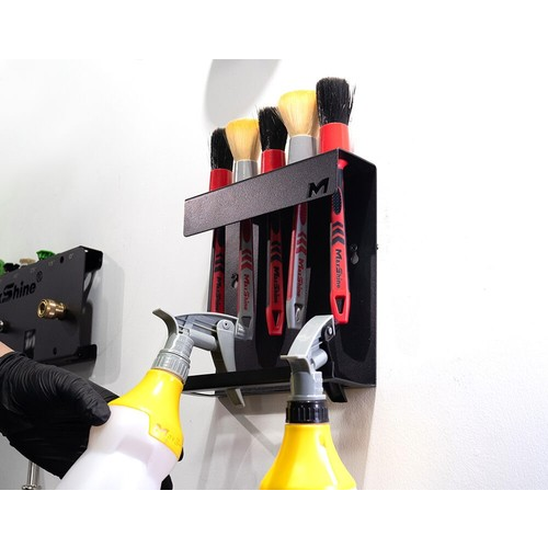 MAXSHINE DETAILING BRUSH TRIGGER BOTTLE HOLDER MINI WALL MOUNTED VALET STORAGE 1