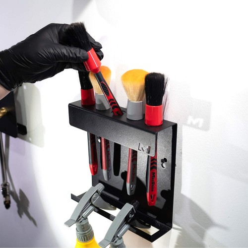MAXSHINE DETAILING BRUSH TRIGGER BOTTLE HOLDER MINI WALL MOUNTED VALET STORAGE 2