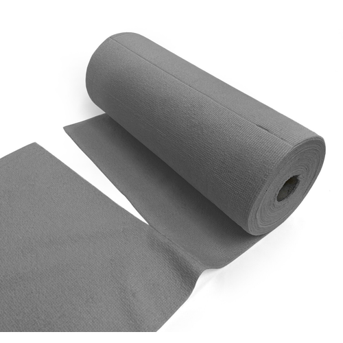 MICROFIBRE CLOTHS ROLL GREY QUICK TEAR OFF EASY TEAR - GARAGE HOME WORKSHOP 50 1