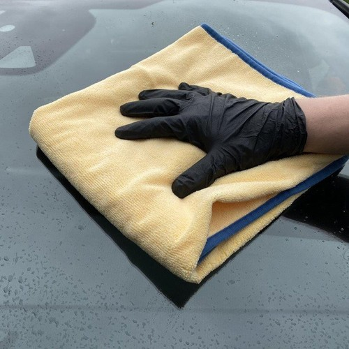 MICROFIBRE DRYING TOWEL LARGE MEGA DRY CREAM DRYING VALETING DETAILING CLOTH 2