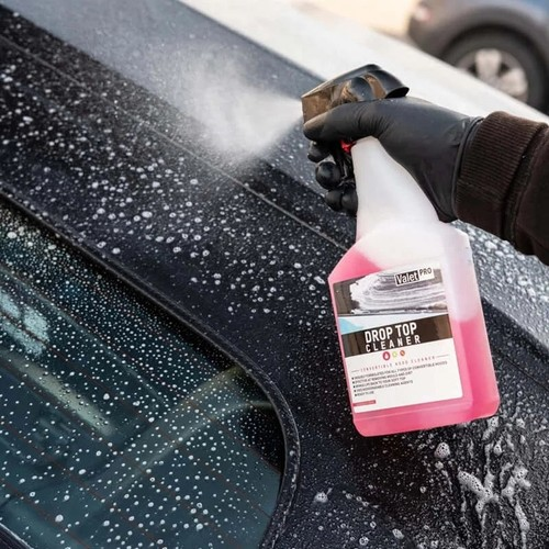VALETPRO DROP TOP CLEANER PROTECTOR & BRUSH 500ML CONVERTIBLE CLEANER PROTECTANT 1