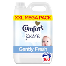 Comfort Pure Sensitive Fabric Conditioner dermatologically tested gentle next to sensitive skin 160 washes (4.8 L)