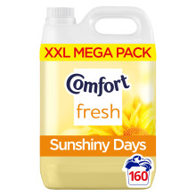 Comfort Fresh Sunshiny Days Fabric Conditioner 160 washes (4.8L)