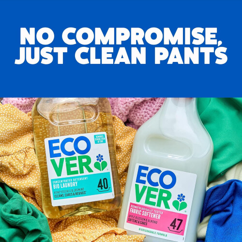 Ecover Ecover Zero Non-Bio Laundry Liquid, Sensitive Skin, 40 Washes, 1.43L 2