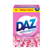 Daz Cherry Blossom Washing Powder 120 Washes, Bio Laundry Detergent
