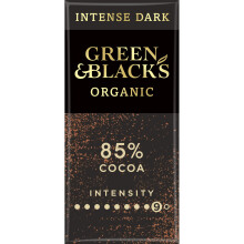 Green & Black's Organic 85% Dark Chocolate Bar, 90 g (1-Pack)