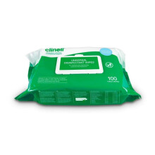 Clinell Universal Cleaning and Disinfectant Wipes for Surfaces - Pack of 100 - Thick, Multi Purpose, Kills 99.99% of Germs, Quick Action - 255mm x 17