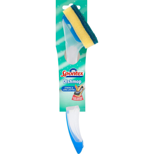 Spontex Dishmop Washing Up Brush, Refillable, Blue 1