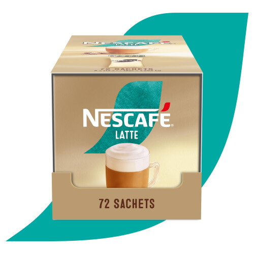 Nescafe NESCAFÉ Latte Instant Coffee Sachets - 72 x 18g 2