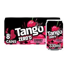 Tango Cherry Sugar Free | 330ml Can | 8 Pack