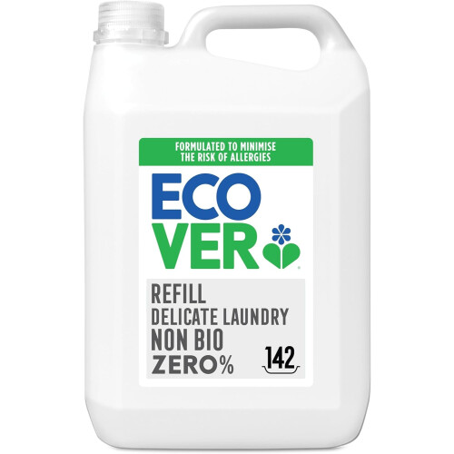 Ecover Ecover Zero Non-Bio Laundry Liquid Refill, Sensitive Skin, 142 Washes, 5L