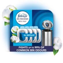 Febreze Bin Freshener Refill Pack Cotton Fresh 4x4.88ML