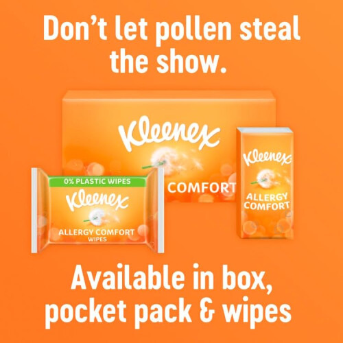 Kleenex Kleenex Allergy Comfort Pocket Pack Tissues, Pack of 6 Pocket Tissues 2