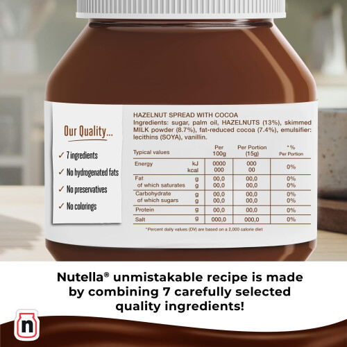 Nutella Hazelnut Chocolate Spread, 350g 2