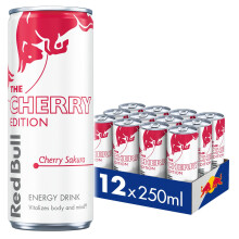 Red Bull Cherry Sakura Spring Edition 250ml, 12 cans