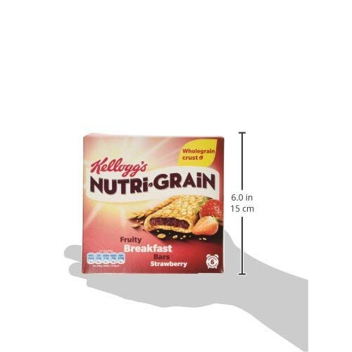Kellogg's Nutri-Grain Strawberry Snack Bars 6 x 37g 2