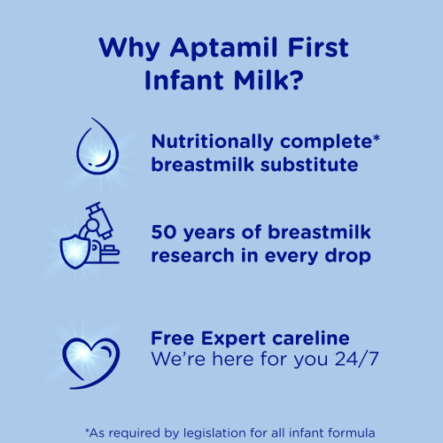 Aptamil Aptamil 1 First Baby Milk Formula Starter Pack Ready to Use Liquid fro 1