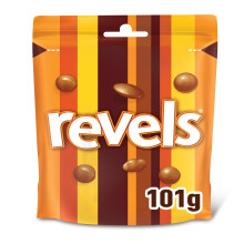 Revels Assorted Centres Milk Chocolate Bites Variety Sweets Pouch 112g
